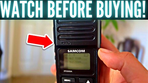 SAMCOM Two Way Radios Walkie Talkies Long Range (First Impressions & Review Demo)