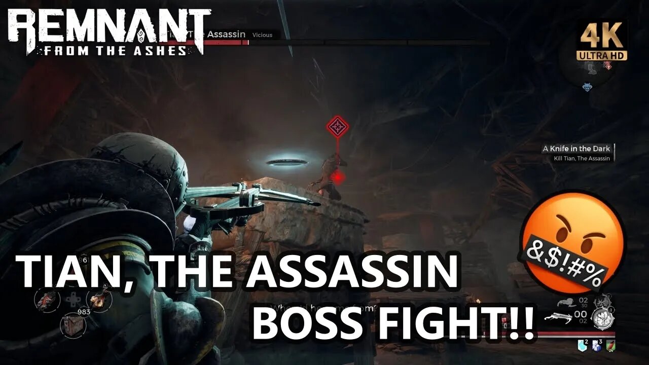 TIAN, THE ASSASSIN BOSS FIGHT! CO-OP APOCALYPSE - REMNANT FROM THE ASHES 4K Gameplay