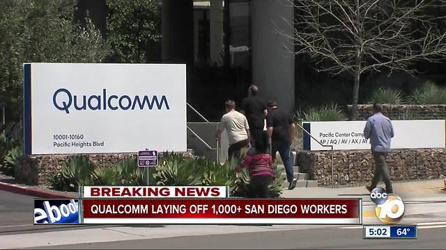 Qualcomm lays off San Diego workers