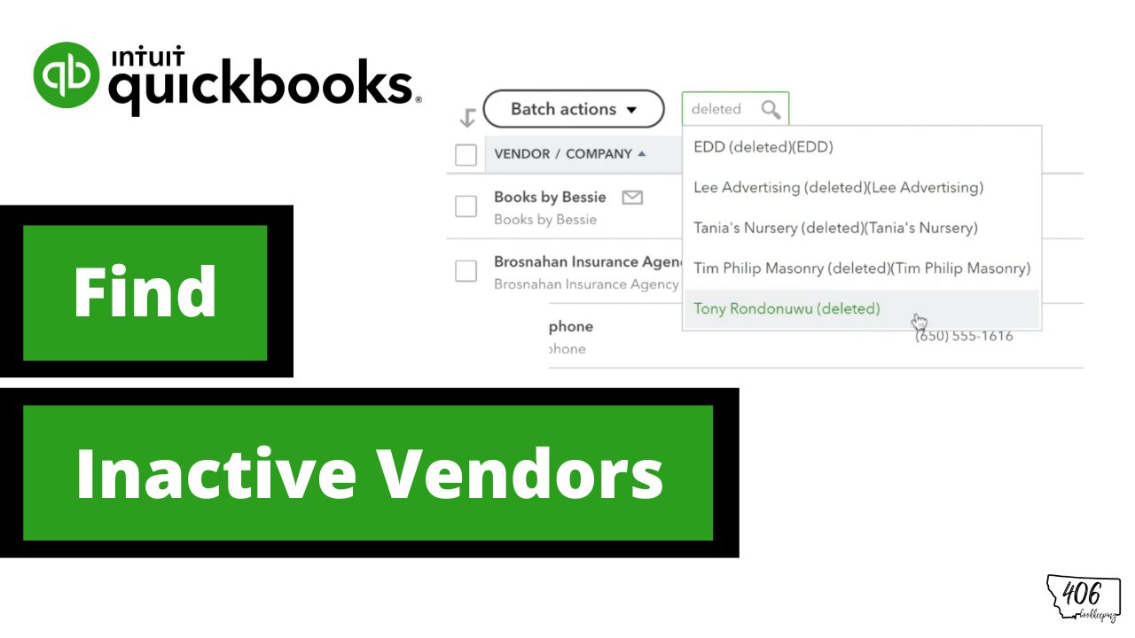 How to Find and View Inactive Vendors in QuickBooks Online