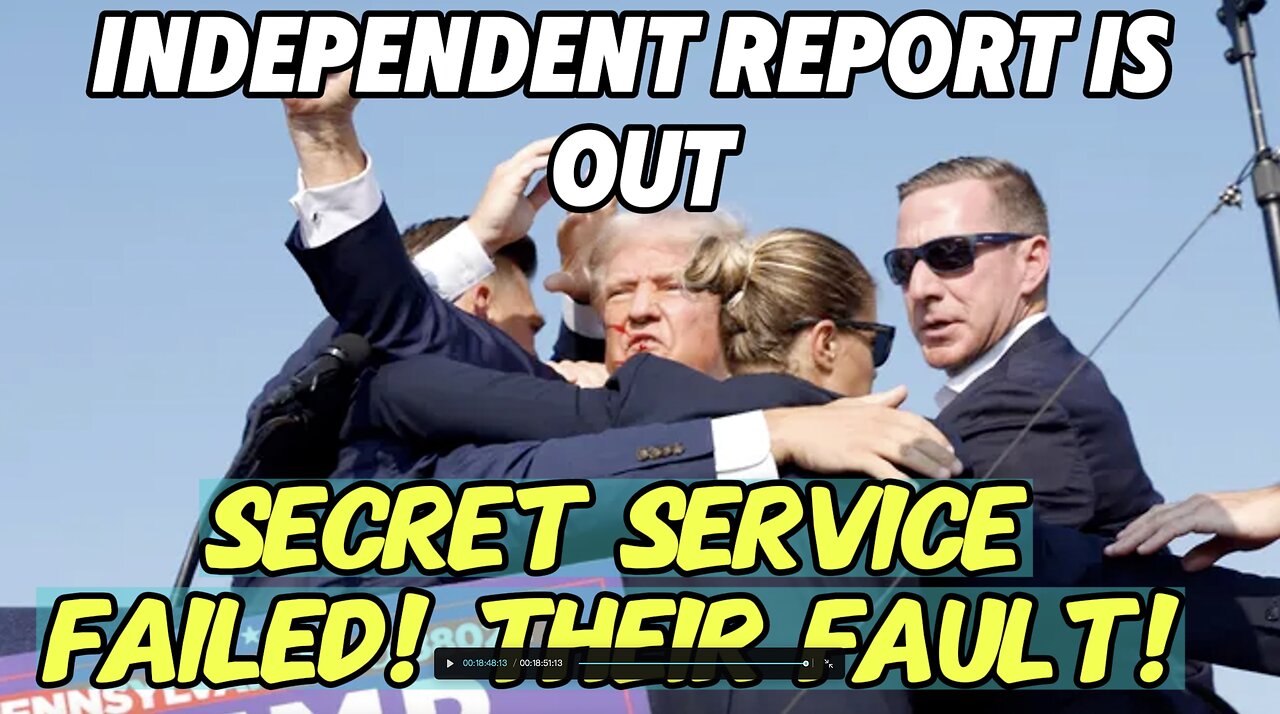 Trump assassination independent report. SECRET SERVICE FAILED!