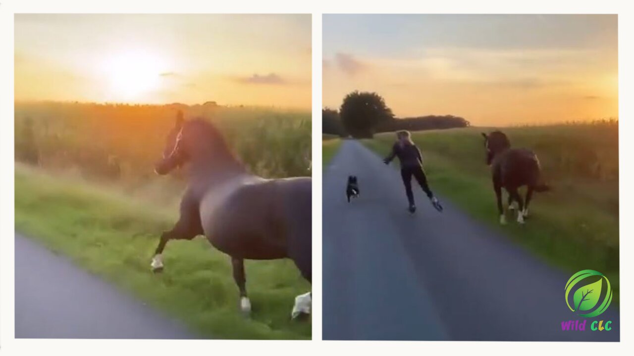 The competition between her girl and her horse