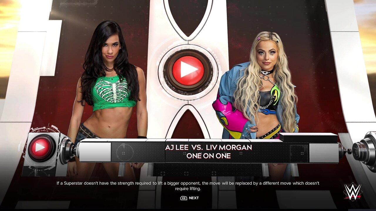 WWE 2k24 AJ Lee vs Liv Morgan