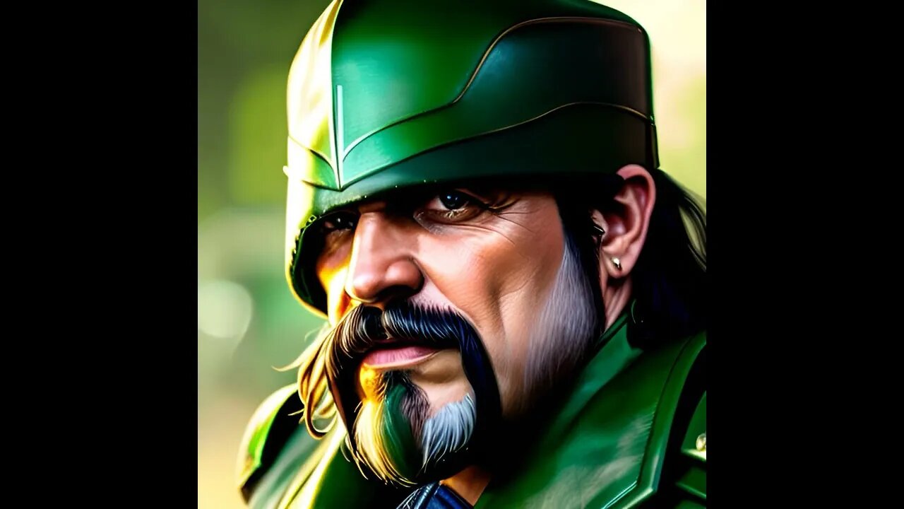 Motörhead fused with Green Arrow #motörhead #greenarrow #wonderapp