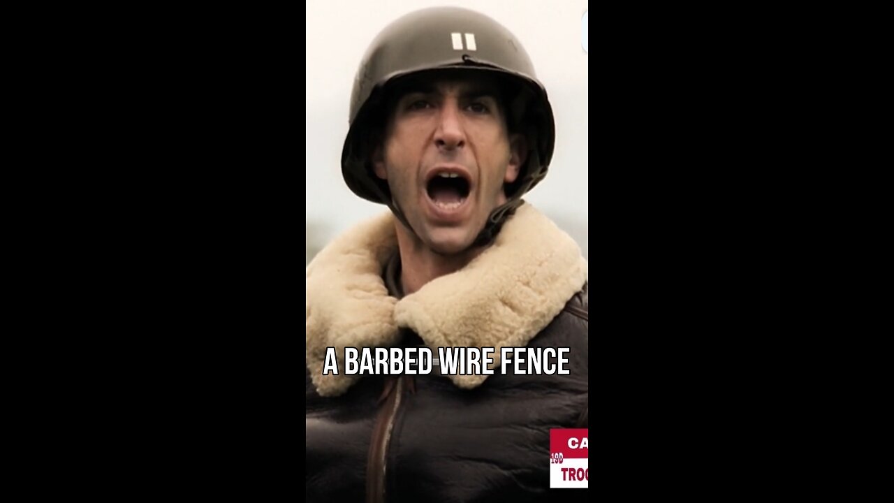 Band of Brothers Sobel cuts barbed wire fence