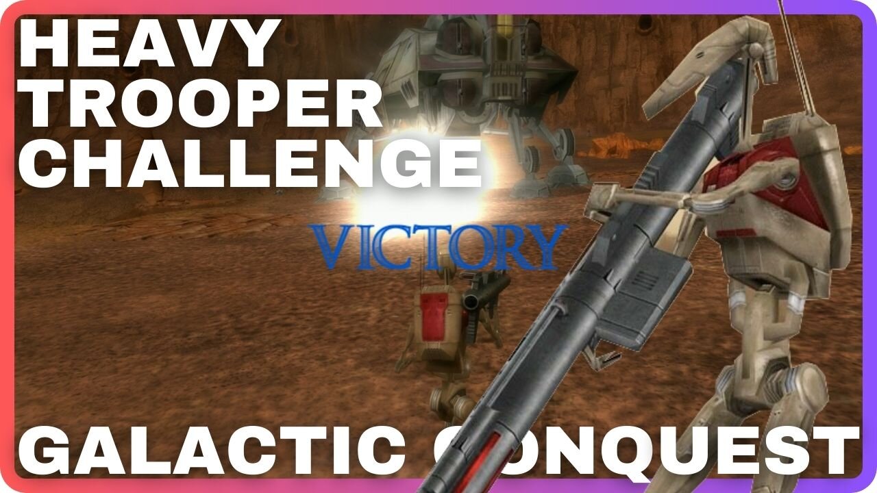 Rocket Launcher ONLY Challenge! | Battlefront 2 GALACTIC CONQUEST