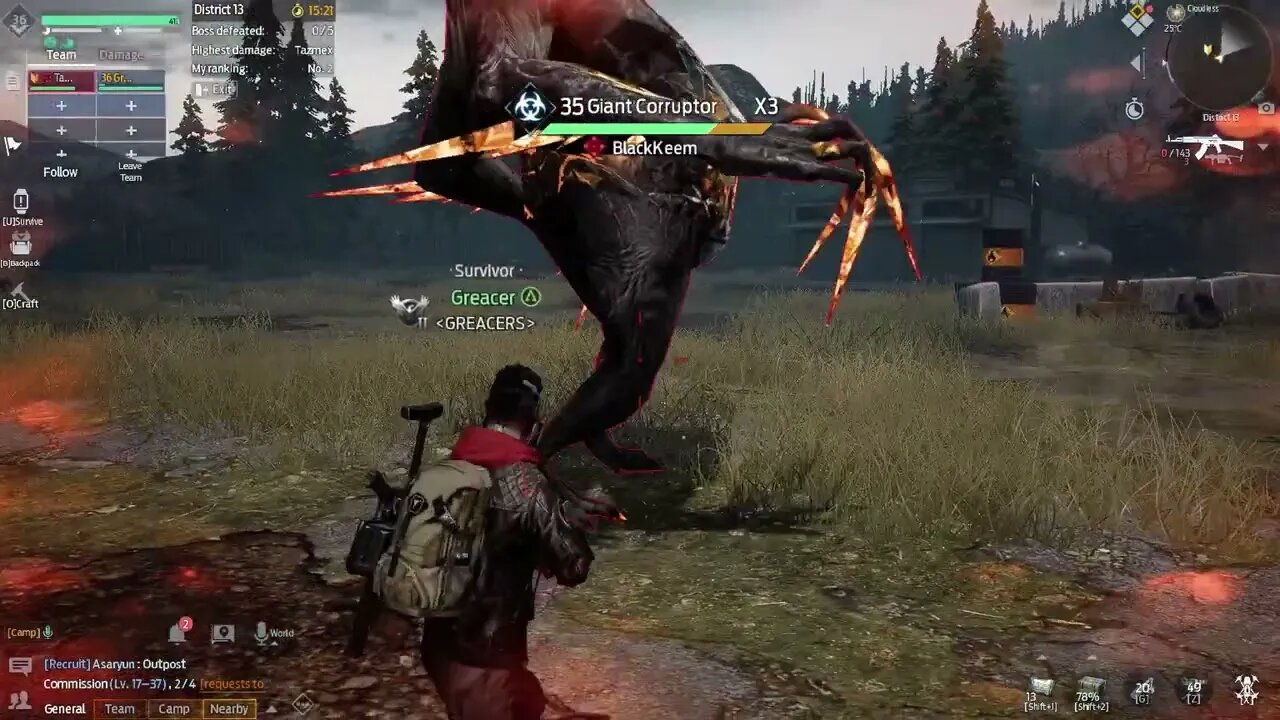 UNDAWN Gameplay #23 GREACERS First DISTRICT 13 Guild Raid LAGGY