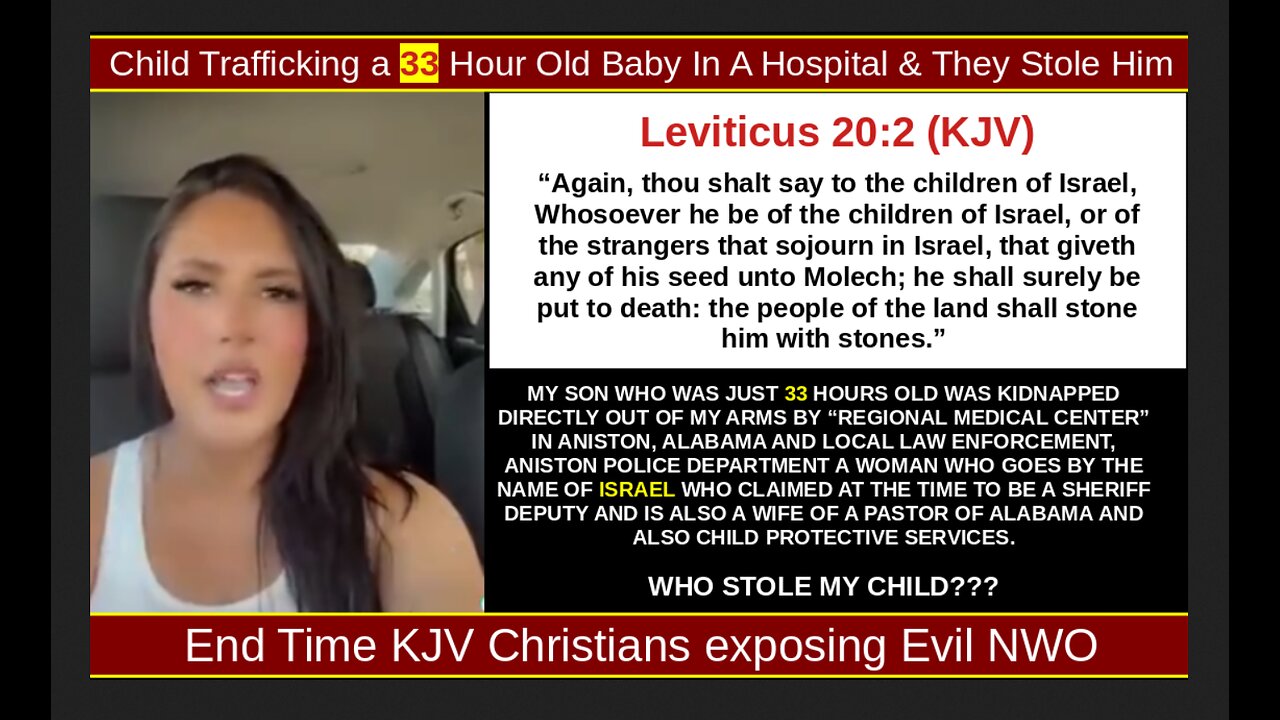 Child Trafficking a 33 Hour Old Baby In A Hospital & They Stole Him