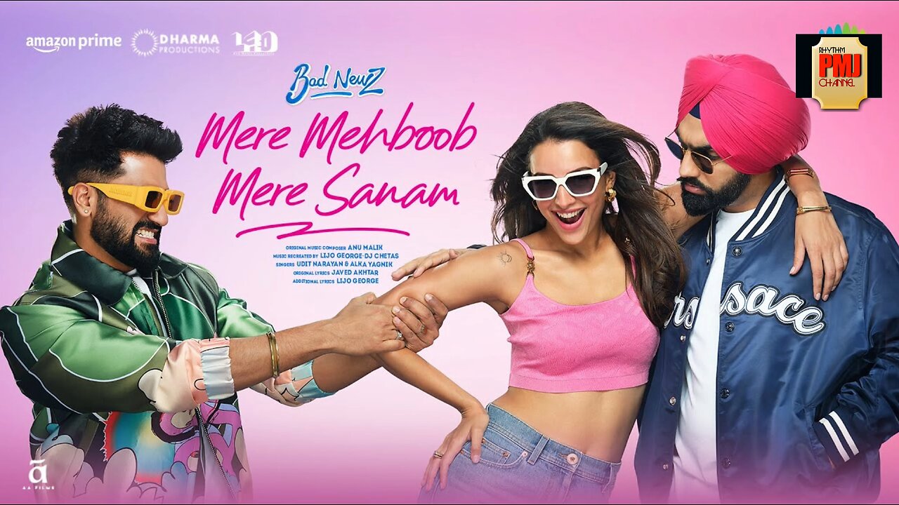 Mere Mehboob Mere Sanam | Bad Newz | Vicky, Triptii, Ammy | Anu, Lijo-DJ Chetas, Udit, Alka, Javed