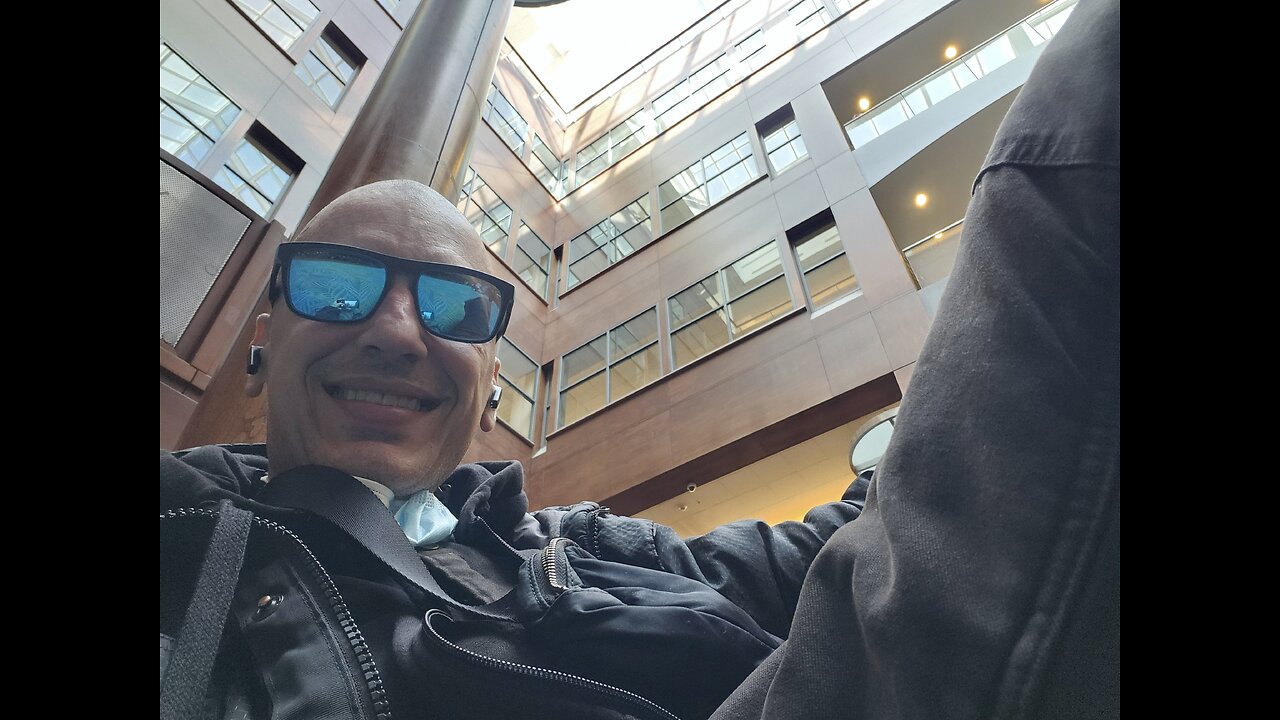 Saying hi from the Baruch College library. October 8, 2024.
