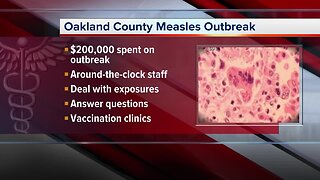 Measles outbreak cost Oakland County $200,000