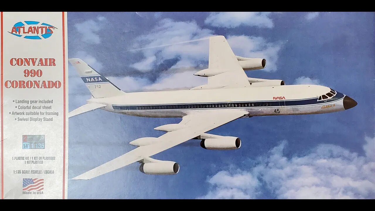 1/135 Atlantis Convair 990 Review/Preview