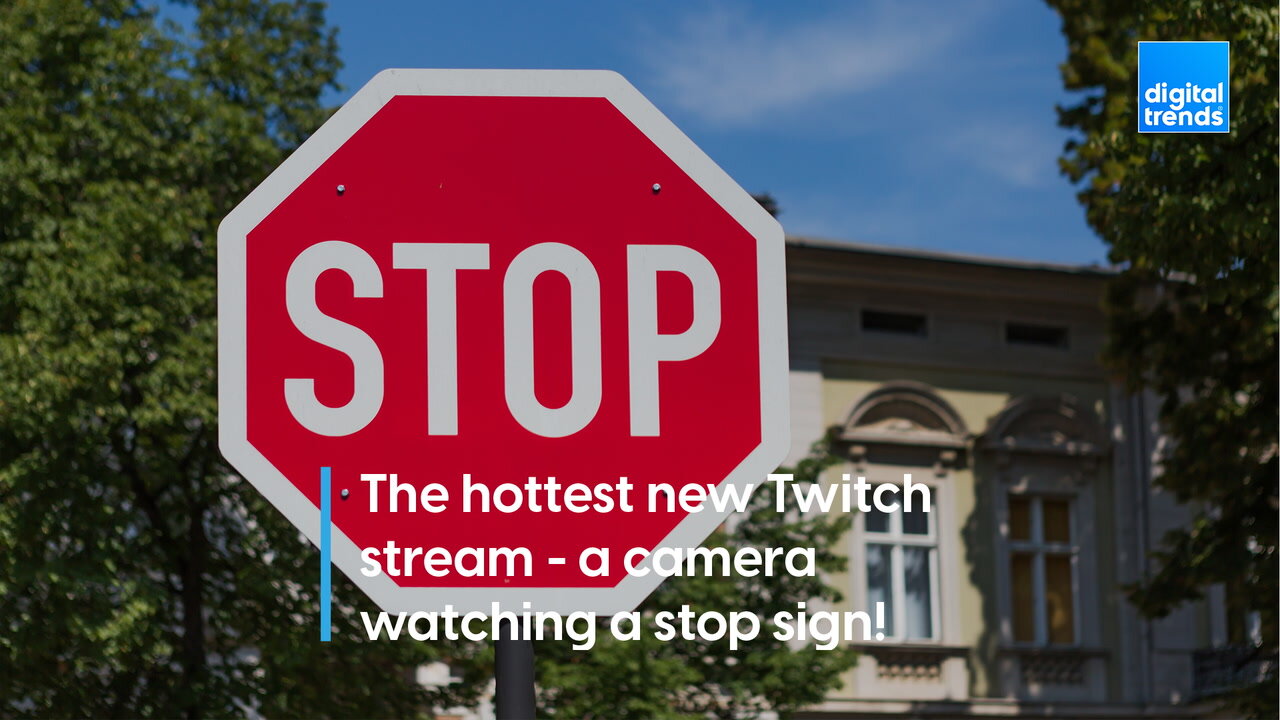 The hottest new Twitch stream - a stop sign cam where no one stops