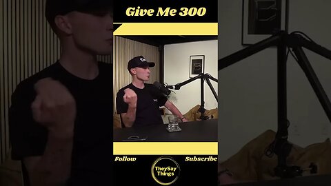 Luke Belmar , Give Me 300 #shorts #youtubeshorts #life #podcast #viral #advice #mindset