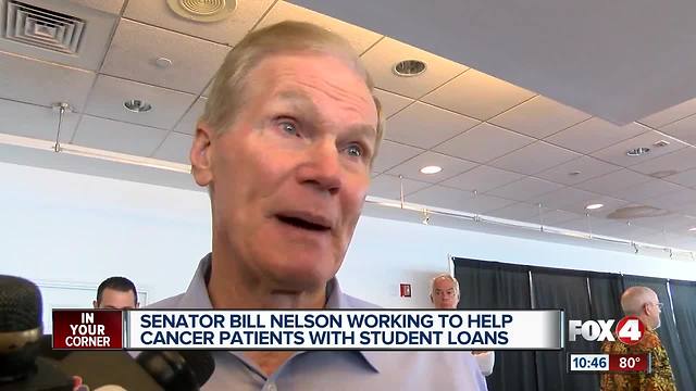 Senator Bill Nelson is working to help cancer patients