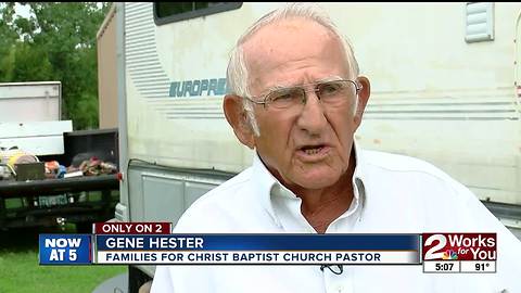 Church runs into trouble while helping veteran