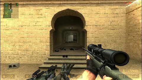 Counter Strike Source Dust 1 Bots #72 Only Sniper Rifles