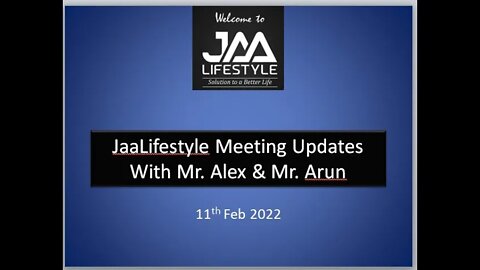 Meeting Updates from Mr Alex