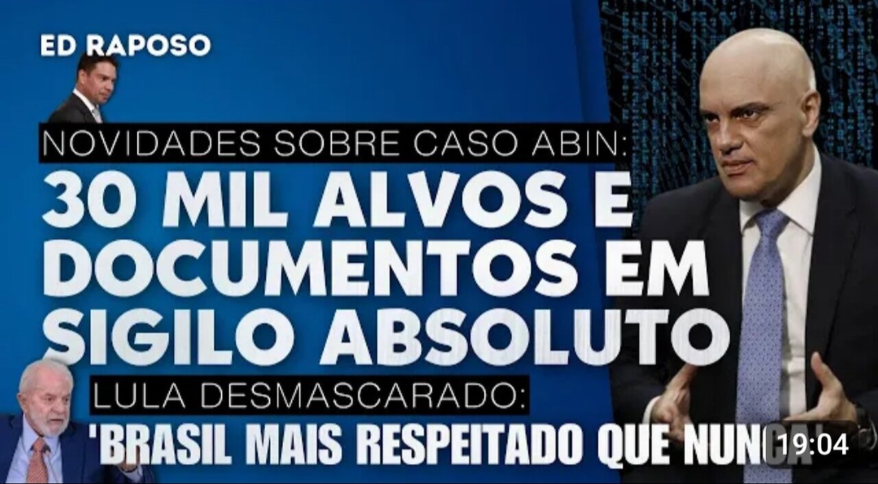 REVIRAVOLTA NO CASO ABIN, DEVANEIO DE LULA, CONGRESSO REAGE E EUA DIVIDIDO_HD