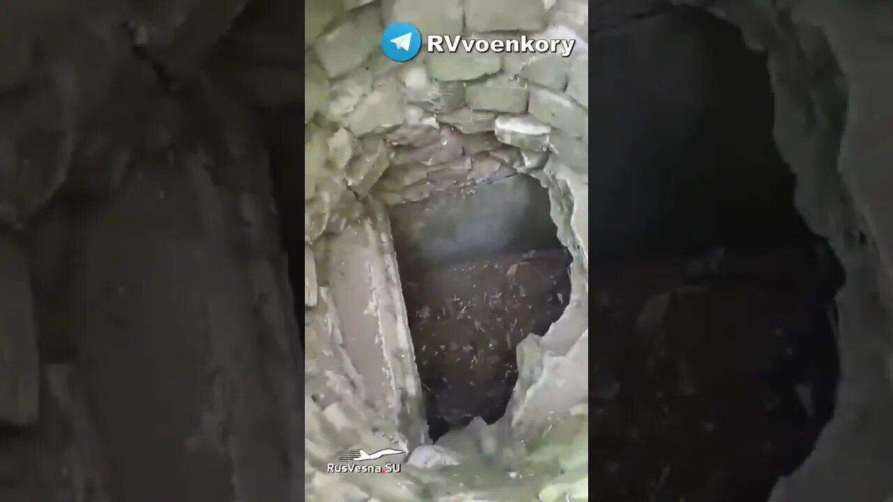 From such holes, the "Brave" knock out Ukrainian militants