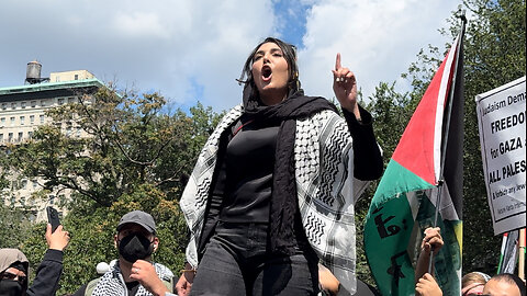 “Palestinian people have the right to resist colonial domination by any means necessary” NYC speech