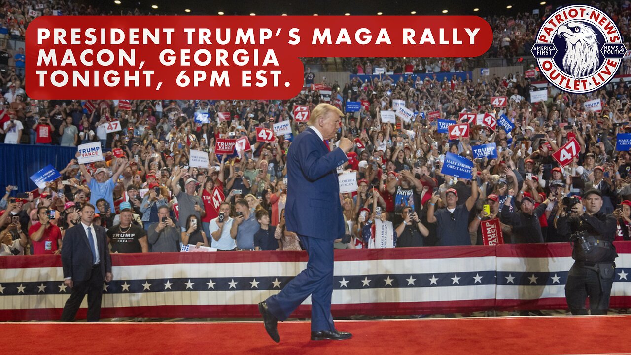 LIVE REPLAY: President Trump's MAGA Rally, Macon, Georgia | 6PM EST