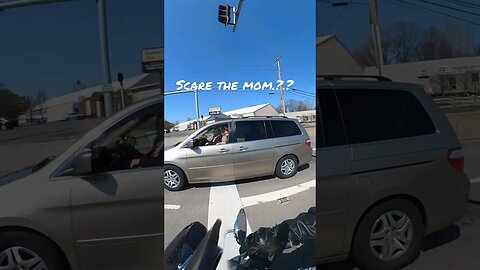 Happy kid, scared mom? #shorts #viral #harleydavidson #motovlog #cute