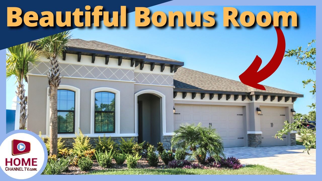 Ranch Style Home Design w/ Beautiful Bonus Room Option