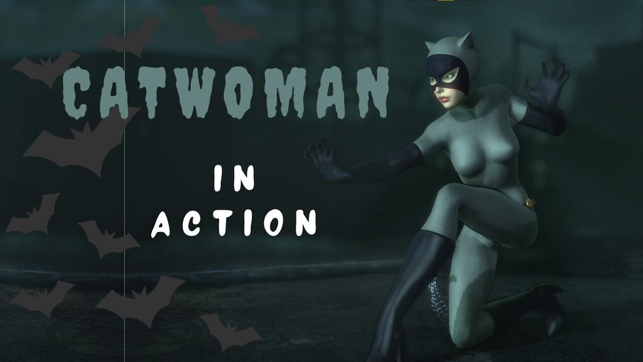 Catwoman in action.