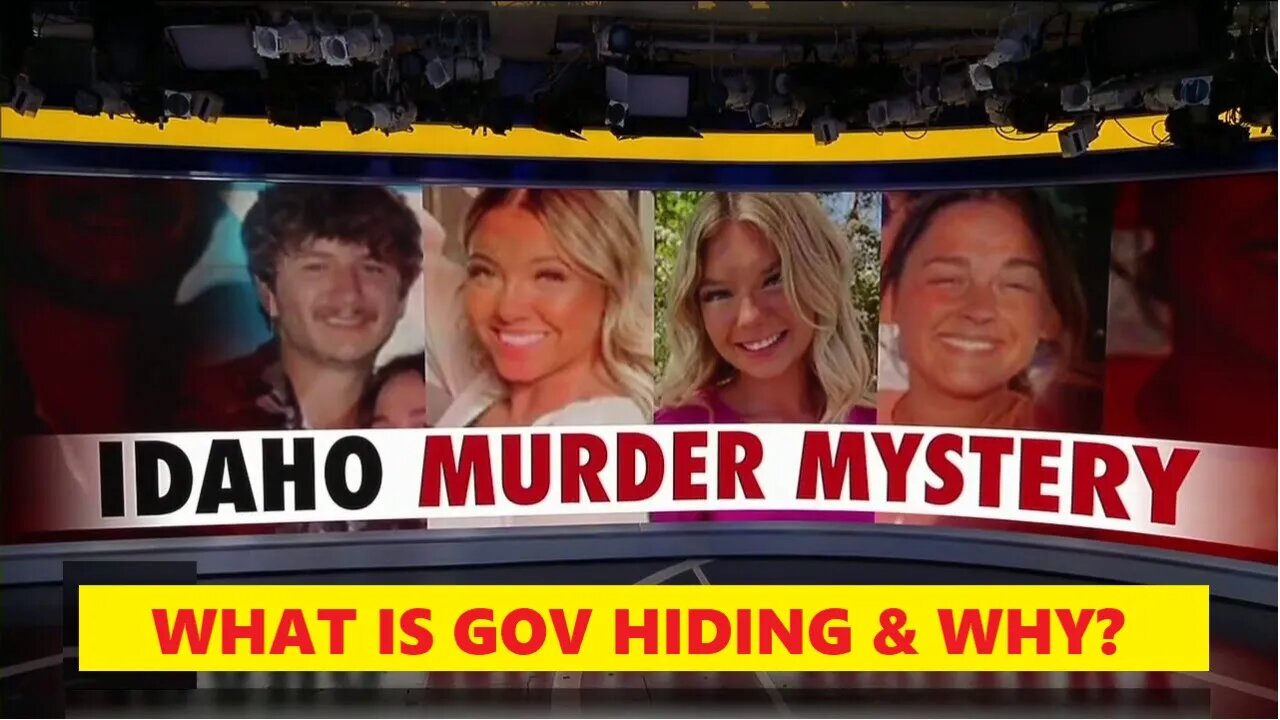 Sat Live - Let's Solve the Idaho RedruM Mystery - What We Know & Don't Know