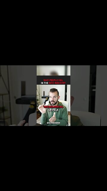 Why People FAIL In The Info Industry.