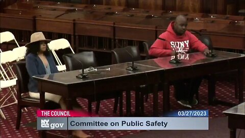 I spoke at the Public Safety Committee Meeting inside the city council Chambers this evening 3/27/23