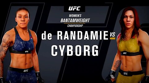 EA Sports UFC 3 Gameplay Cris Cyborg vs Germaine de Randamie