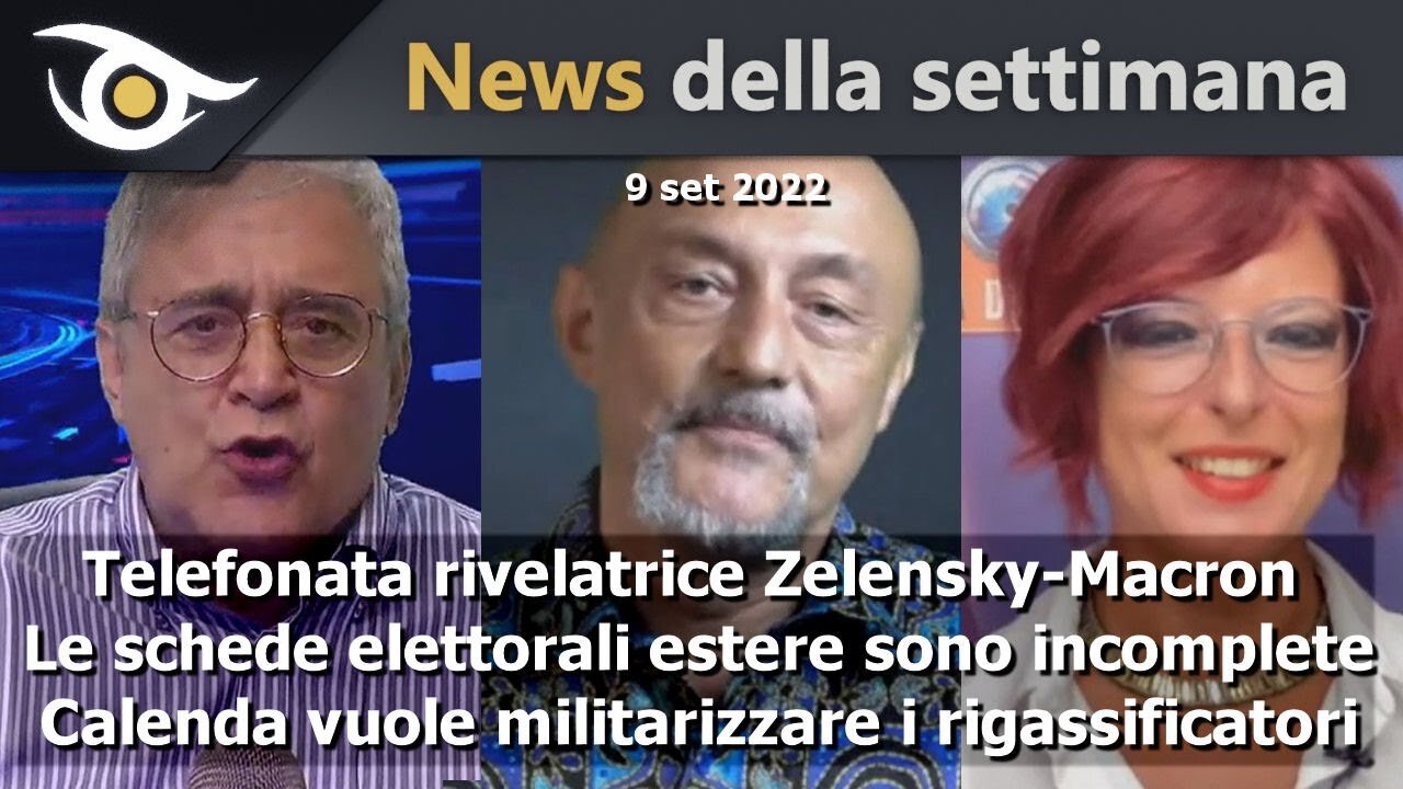 News della settimana (9 set 2022)