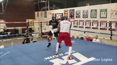 Teofimo Lopez Sparring Yordenis Ugas When He Was 20