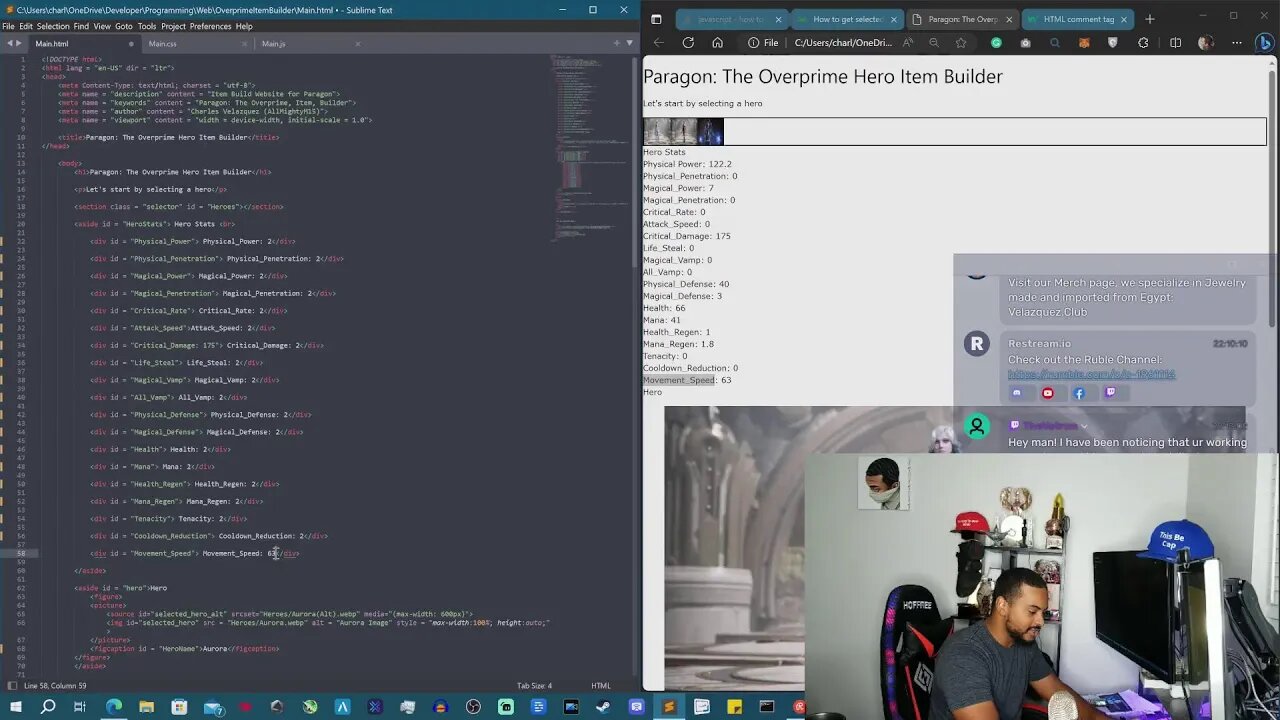 We're Finally back! Lets get building an Item Build Website for Overprime!