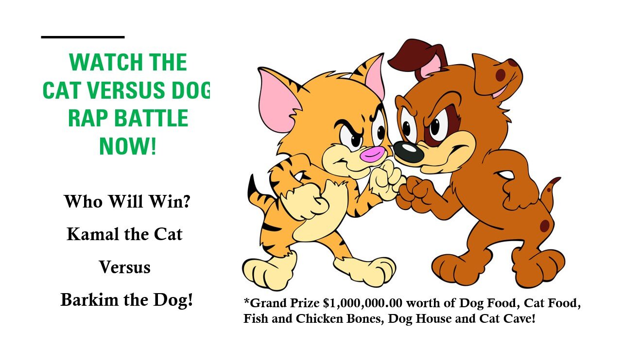 Check Out the Cat Versus Dog Rap Battle!