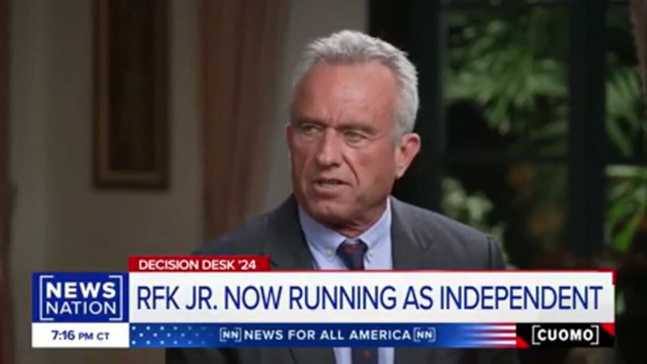 Robert F. Kennedy Jr.: My Intention Is To Spoil The Race For Both Biden And Trump