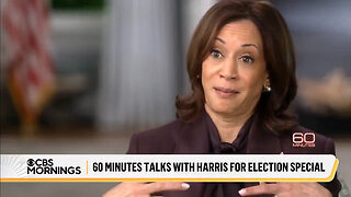 Next Migraine-Inducing Clip Of Kamala Harris' 60 Minutes Interview Drops, Interviewer Calls Her Out