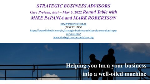 STRATEGIC BUSINESS ADVISOR