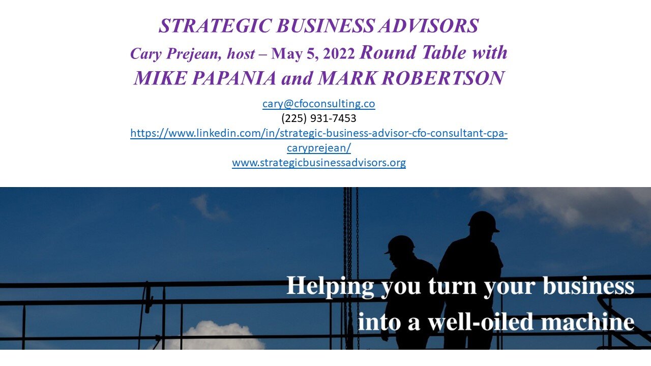 STRATEGIC BUSINESS ADVISOR