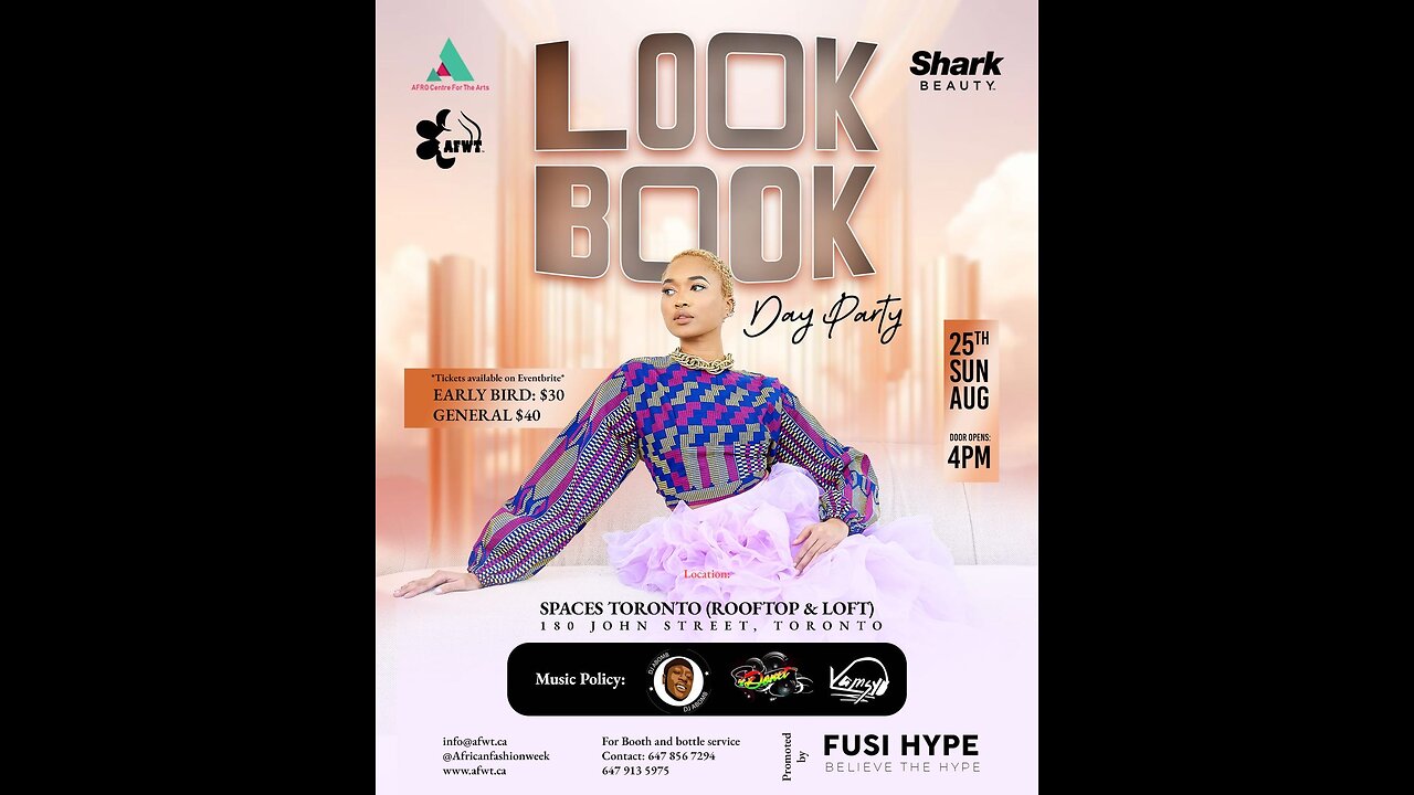 SPACES TORONTO (ROOFTOP & LOFT) FUSI HYPE | hosted by Shark BEAUTY #Party #Canada #uk #TORONTO