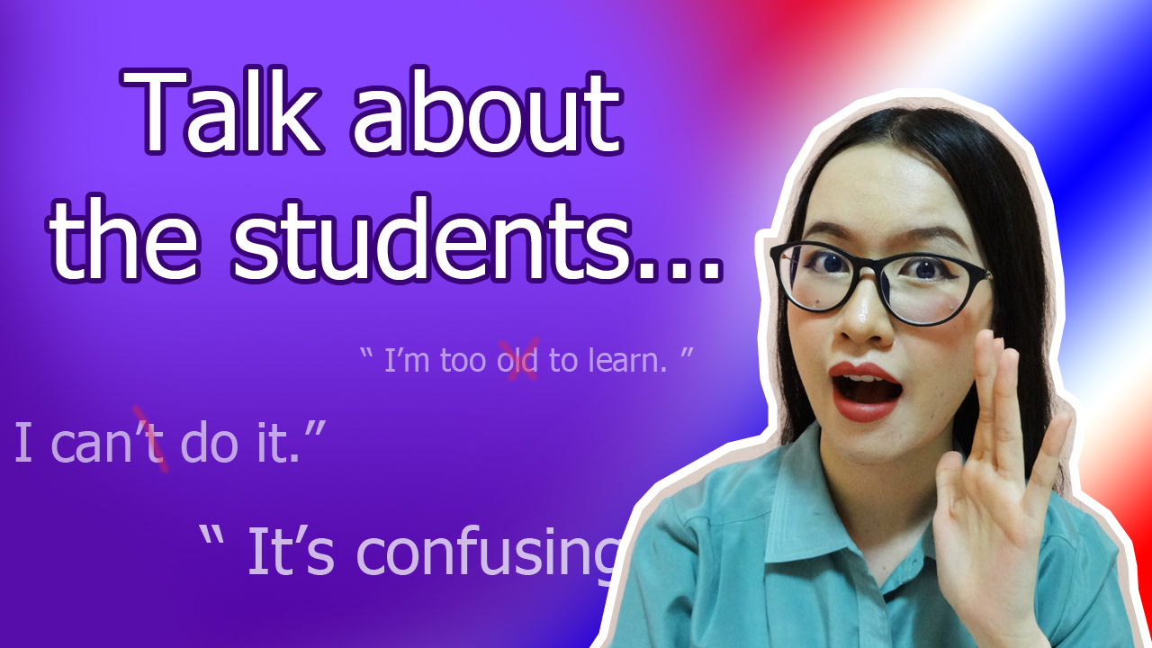 I talk about the students ;D