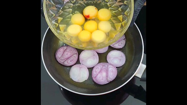 Egg making beautiful recipe