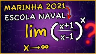 ( passo a passo) LIMITES NO INFINITO NA MARINHA 2021 | ESCOLA NAVAL