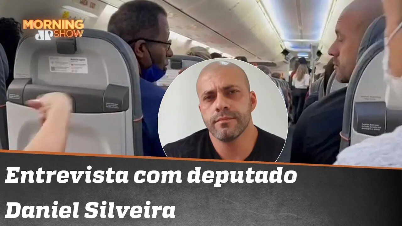 Daniel Silveira fala sobre eleição na Câmara, voto impresso e vôo sem máscara