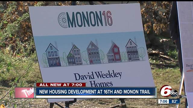 Housing project at 16th Street and the Monon Trail breaks ground