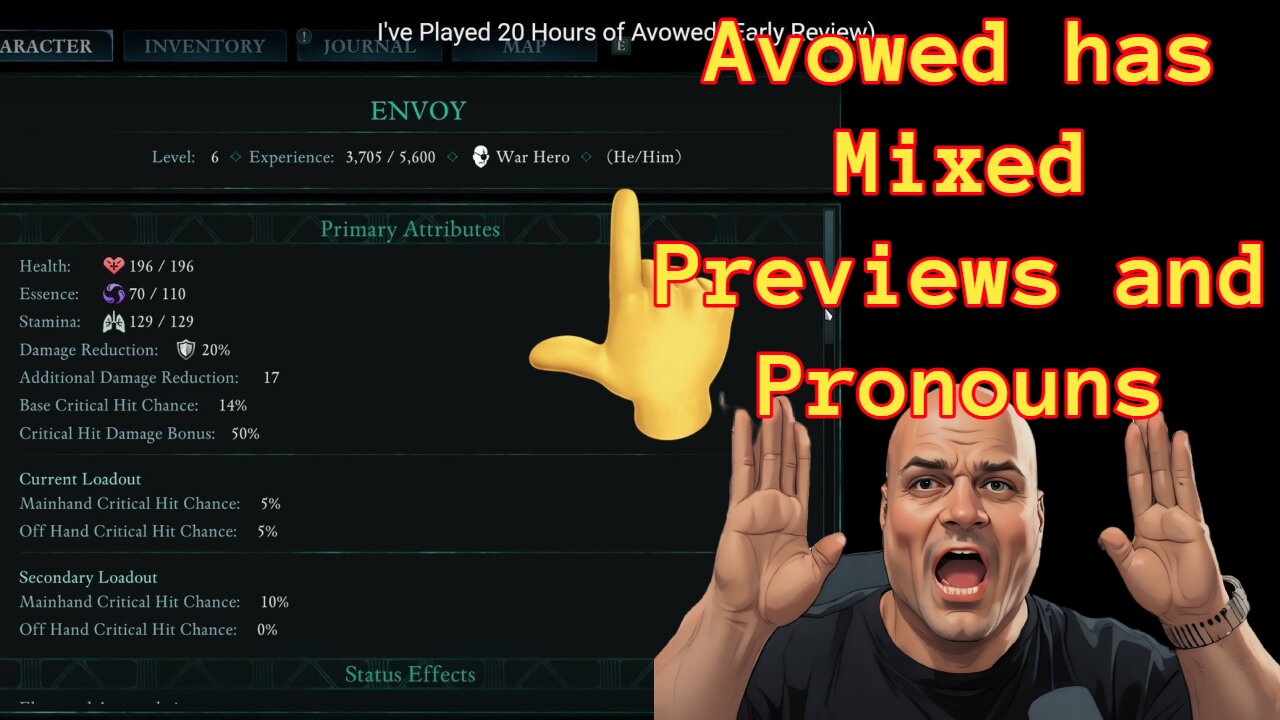 Avowed Has Mixed Previews and Pronouns