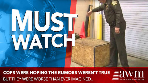 Cops Were Hoping The Rumors Weren't True, But They Were. Quickly Find Who Is Responsible