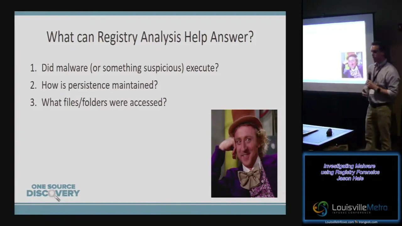 Investigating Malware using Registry Forensics Jason Hale